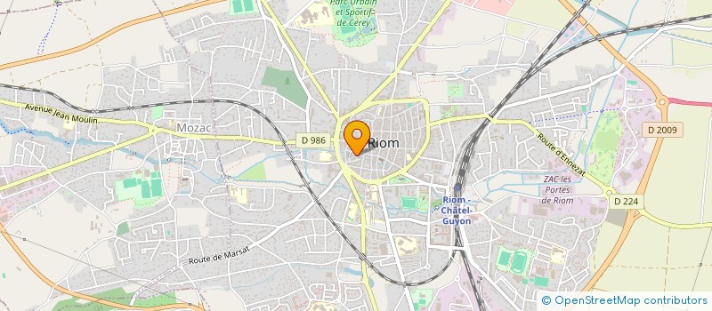 localisation de l'entreprise MADAME SANNE SPANGENBERG  RIOM