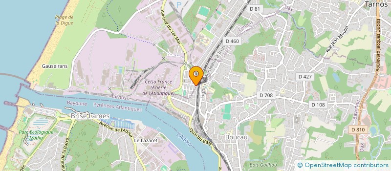 localisation de l'entreprise MADAME SANRINE NAILI  TARNOS