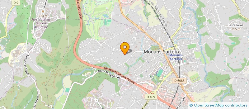 localisation de l'entreprise MADAME SANTA CECCALDI  MOUANS-SARTOUX