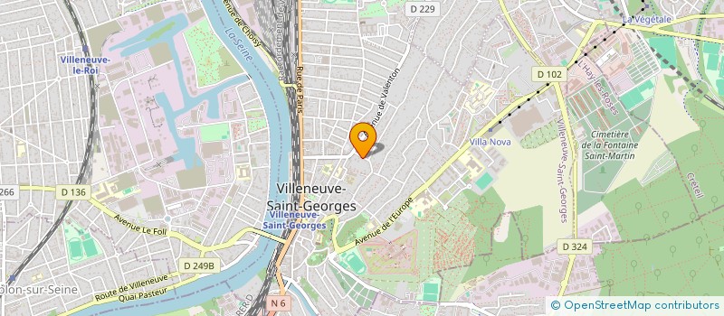 localisation de l'entreprise MADAME SANTA MEMED  VILLENEUVE-SAINT-GEORGES
