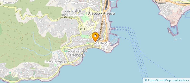 localisation de l'entreprise MADAME SANTINA AVOLIO à AJACCIO
