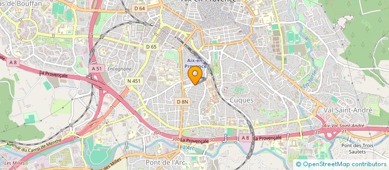 localisation de l'entreprise MADAME SANTINA FARAONE à AIX-EN-PROVENCE