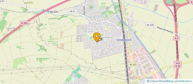 localisation de l'entreprise MADAME SANTO CANDIDO  VENDENHEIM