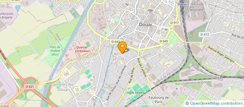 localisation de l'entreprise MADAME SANTOESA SEBONG  DOUAI