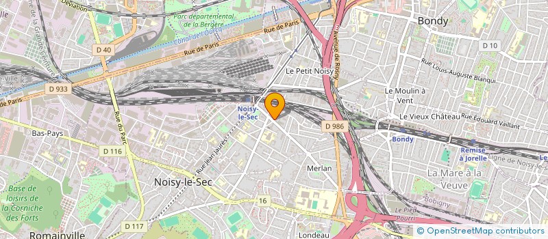 localisation de l'entreprise MADAME SANTOS BRENA DARC  NOISY-LE-SEC