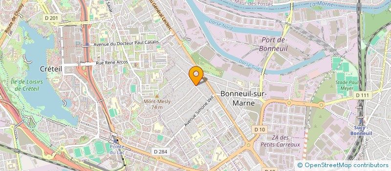 localisation de l'entreprise MADAME SANTOS LOPEZ  BONNEUIL-SUR-MARNE