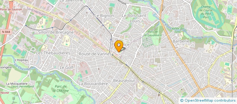 localisation de l'entreprise MADAME SAOSSEN TAJJIOU à ORVAULT