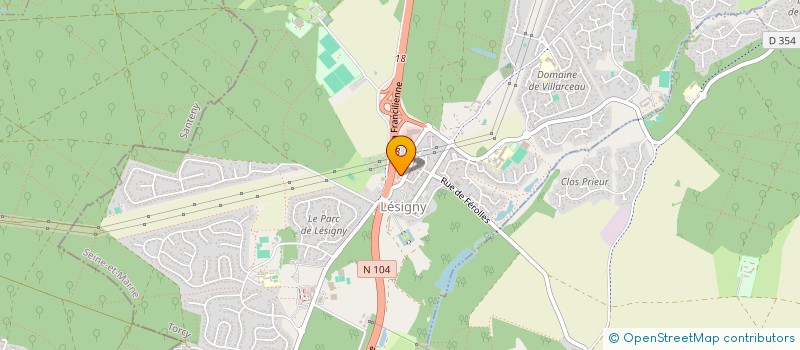 localisation de l'entreprise MADAME SAOUSSEN GHILOUFI  LESIGNY