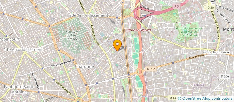 localisation de l'entreprise MADAME SAOUSSEN JEBALI DIV HUET  PARIS