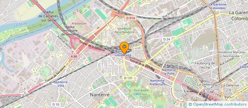 localisation de l'entreprise MADAME SAOUSSEN SATOURI à NANTERRE