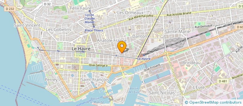 localisation de l'entreprise MADAME SAOWANNEE CHAIHUT à LE HAVRE