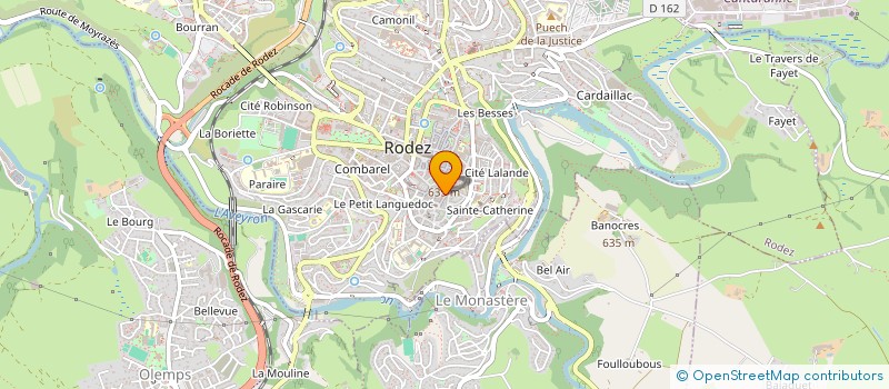 localisation de l'entreprise MADAME SAPET AVAKIAN à RODEZ