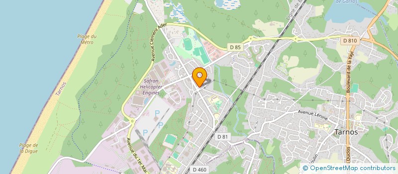 localisation de l'entreprise MADAME SAPHIRA FEYTI  TARNOS