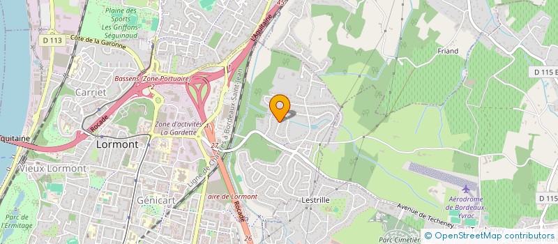 localisation de l'entreprise MADAME SAPHY ABOUNA MPIGA  LORMONT