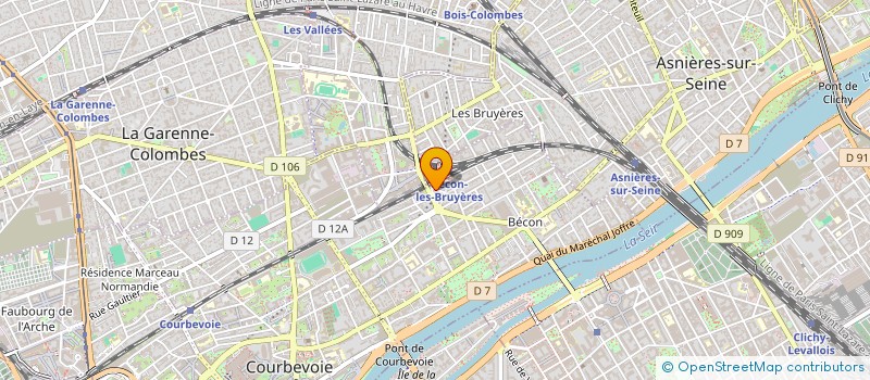 localisation de l'entreprise MADAME SAPPHIRE SIDAWAY à COURBEVOIE