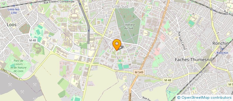 localisation de l'entreprise MADAME SAR VANHULLE à LILLE