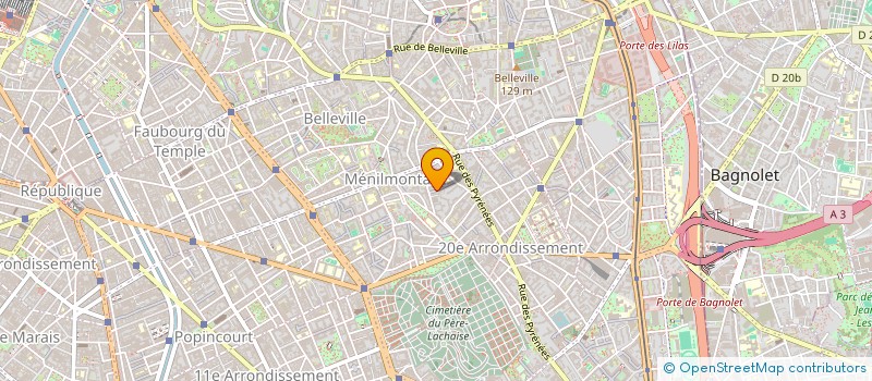 localisation de l'entreprise MADAME SARA AFONSO PEREIRA  PARIS