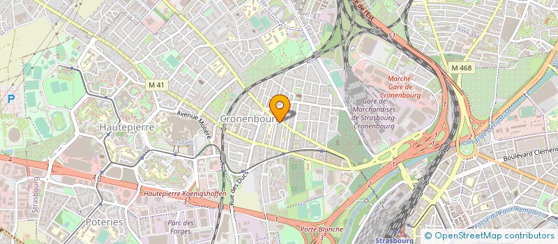 localisation de l'entreprise MADAME SARA AHMETOVIC  STRASBOURG