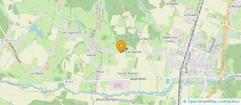 localisation de l'entreprise MADAME SARA AKANNY  COUSANCE