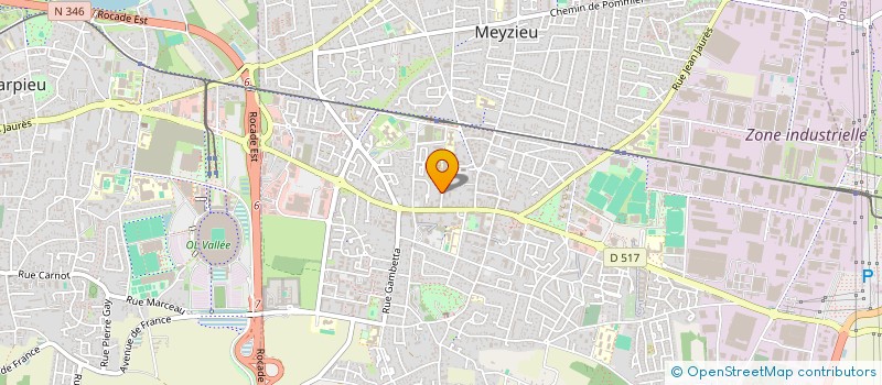 localisation de l'entreprise MADAME SARA AKIL  MEYZIEU