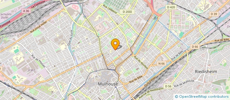 localisation de l'entreprise MADAME SARA ALMEIDA DOS SANTOS  MULHOUSE