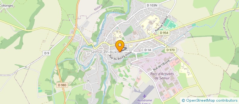 localisation de l'entreprise MADAME SARA AOURROU à SEMUR-EN-AUXOIS