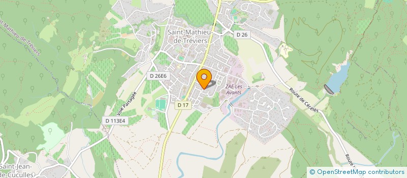 localisation de l'entreprise MADAME SARA ARZALIER à SAINT-MATHIEU-DE-TREVIERS