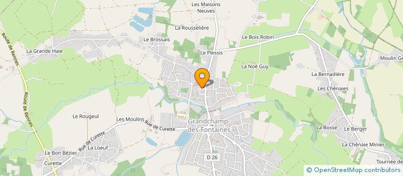 localisation de l'entreprise MADAME SARA ATARCHI  GRANDCHAMP-DES-FONTAINES