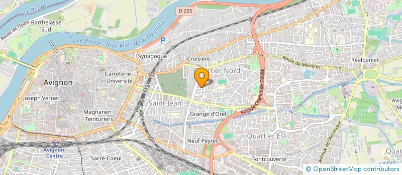 localisation de l'entreprise MADAME SARA AUGUSTO TAVARES LUZIA  AVIGNON