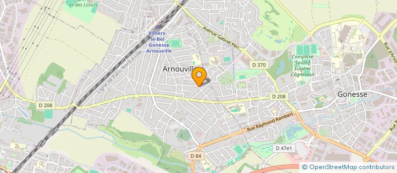 localisation de l'entreprise MADAME SARA AZOUAGH  ARNOUVILLE