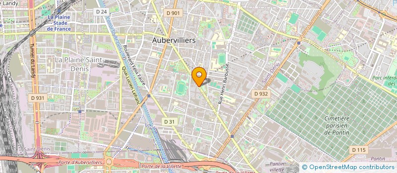 localisation de l'entreprise MADAME SARA AZZOUG à AUBERVILLIERS