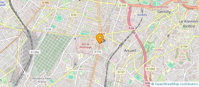 localisation de l'entreprise MADAME SARA AZZOUZ REGUIG  BAGNEUX