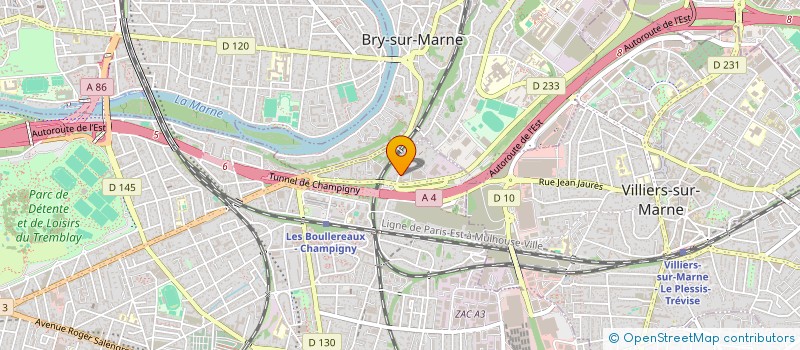 localisation de l'entreprise MADAME SARA BADRI à CHAMPIGNY-SUR-MARNE