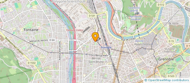 localisation de l'entreprise MADAME SARA BAKLI  MONTBONNOT-SAINT-MARTIN