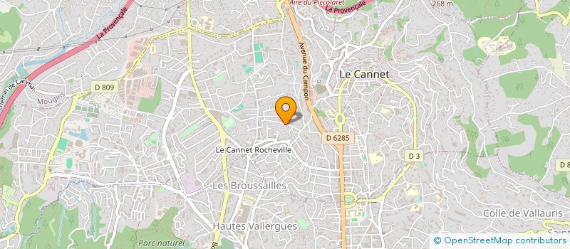 localisation de l'entreprise MADAME SARA BALDEN à LE CANNET