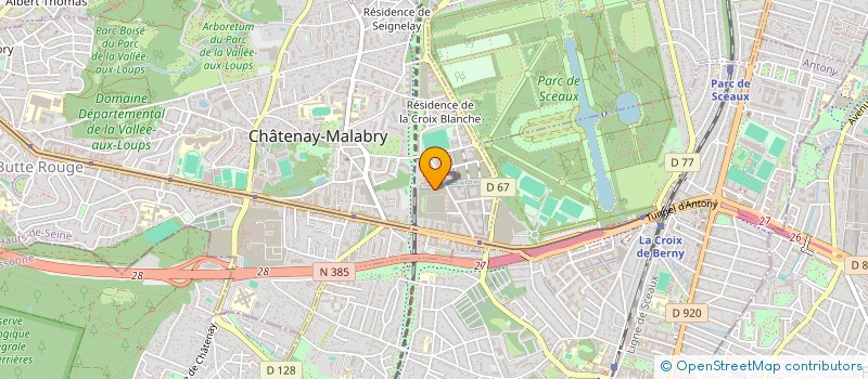 localisation de l'entreprise MADAME SARA BELABBAS  CHATENAY-MALABRY