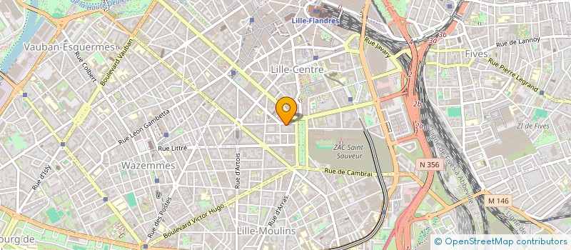 localisation de l'entreprise MADAME SARA BELLATI à LILLE