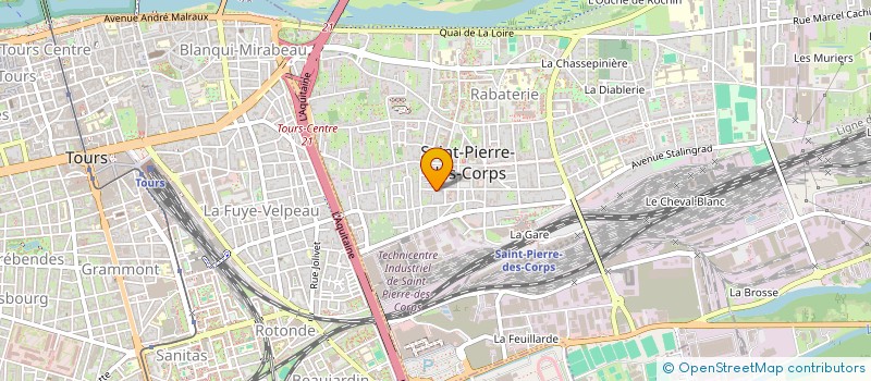 localisation de l'entreprise MADAME SARA BENAMARA  SAINT-PIERRE-DES-CORPS