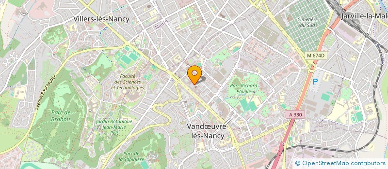 localisation de l'entreprise MADAME SARA BENCHAGRA  VANDUVRE-LES-NANCY