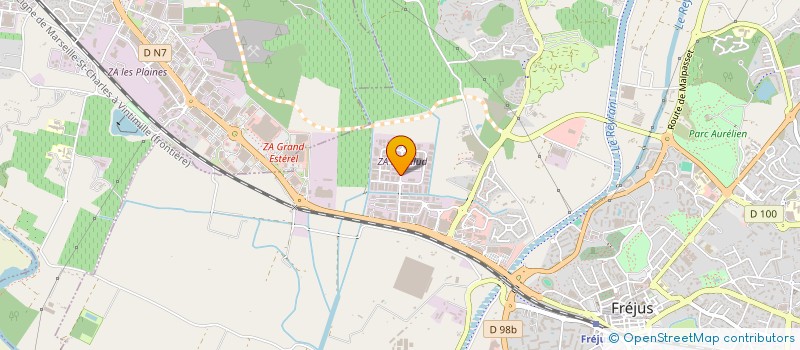 localisation de l'entreprise MADAME SARA BENCHLAIT à FREJUS