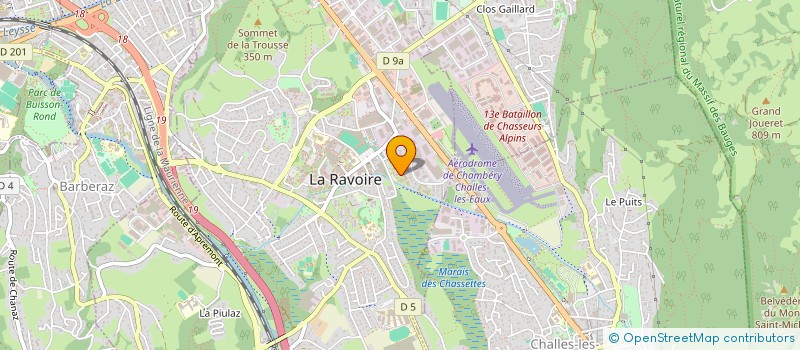 localisation de l'entreprise MADAME SARA BENDRIS à LA RAVOIRE
