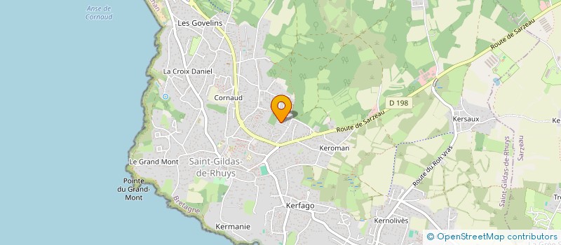 localisation de l'entreprise MADAME SARA BENEAT  SAINT-GILDAS-DE-RHUYS