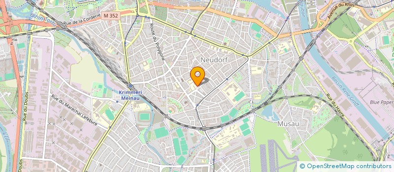 localisation de l'entreprise MADAME SARA BENEDAN à STRASBOURG