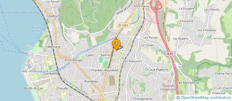 localisation de l'entreprise MADAME SARA BENHIDA  AIX-LES-BAINS