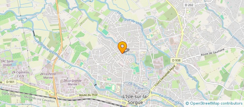 localisation de l'entreprise MADAME SARA BERNABE GONZALEZ à L'ISLE-SUR-LA-SORGUE