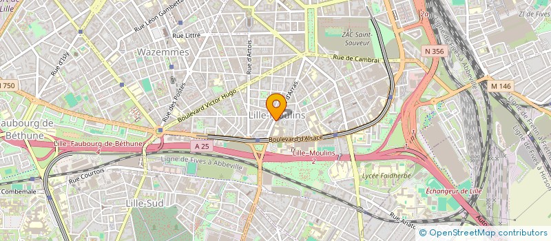 localisation de l'entreprise MADAME SARA BOUBAKER  LILLE