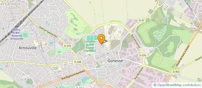 localisation de l'entreprise MADAME SARA BOUCHALLOUF  GONESSE