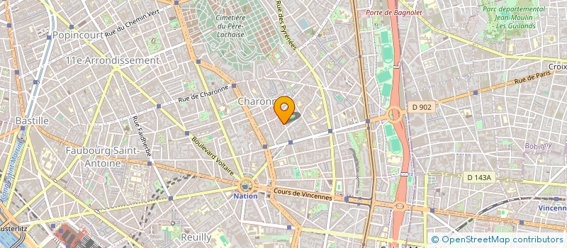 localisation de l'entreprise MADAME SARA BOUCHER  PARIS