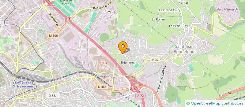 localisation de l'entreprise MADAME SARA BOUCIF  SAINT-JEAN-BONNEFONDS