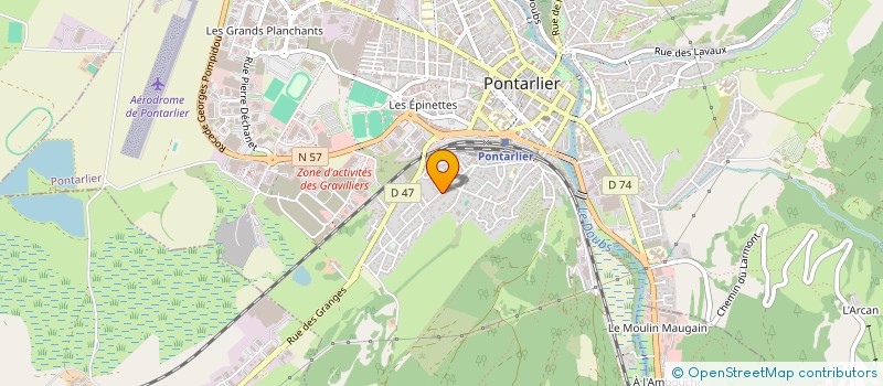 localisation de l'entreprise MADAME SARA BOUHALI à PONTARLIER